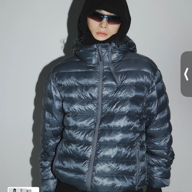 무신사 탱커 라이트 벤트 패딩 자켓