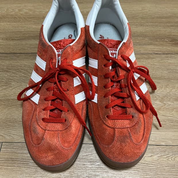 아디다스 가젤 인도어 볼드 오렌지 280