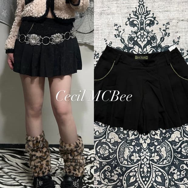 Cecil MCBee gal pleats skirt