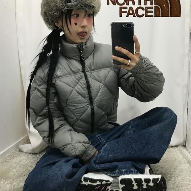 The North Face quilted padding