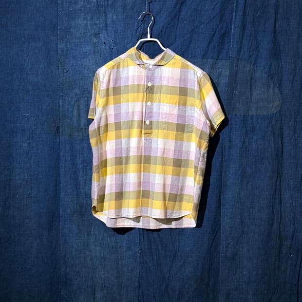 44-66 ) JPN Pastel Check Pullover