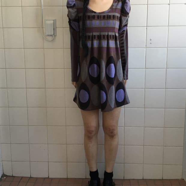 Puff pattern onepiece