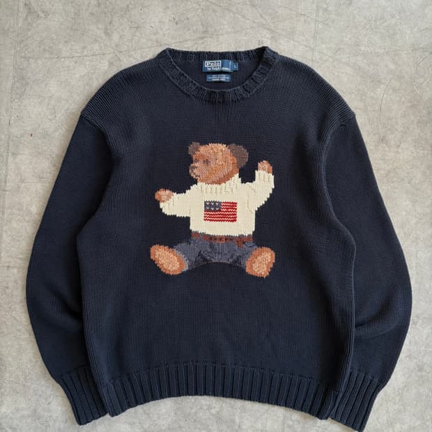Polo 폴로 랄프로렌 싯다운 베어 니트 
