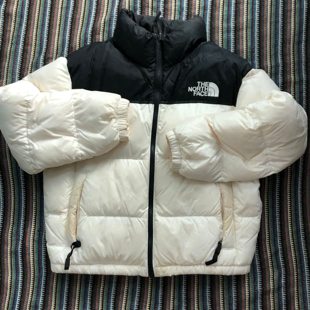 노스페이스 화이트패딩