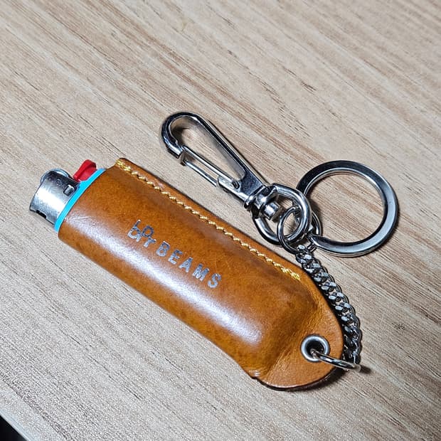 빔즈 라이터 레더 케이스 가죽 홀더