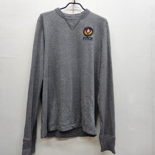 아베크롬비 로고와펜 니트 맨투맨 L(L)