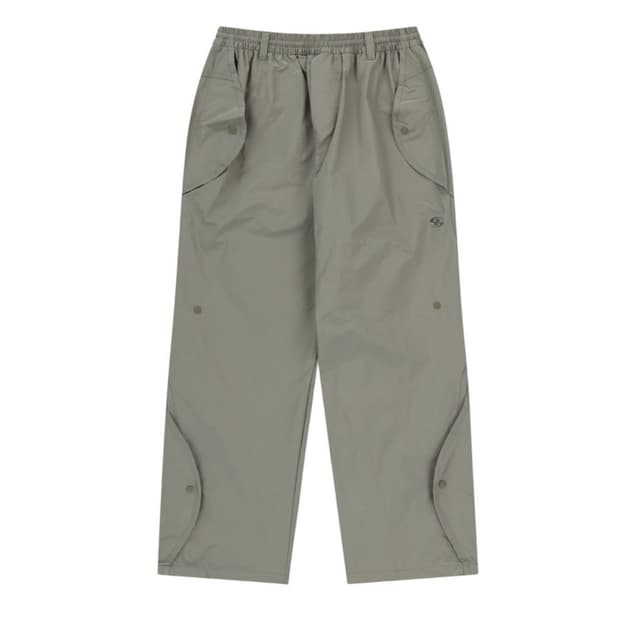 산산기어25ss 웨이브팬츠 그린그레이 1사이즈