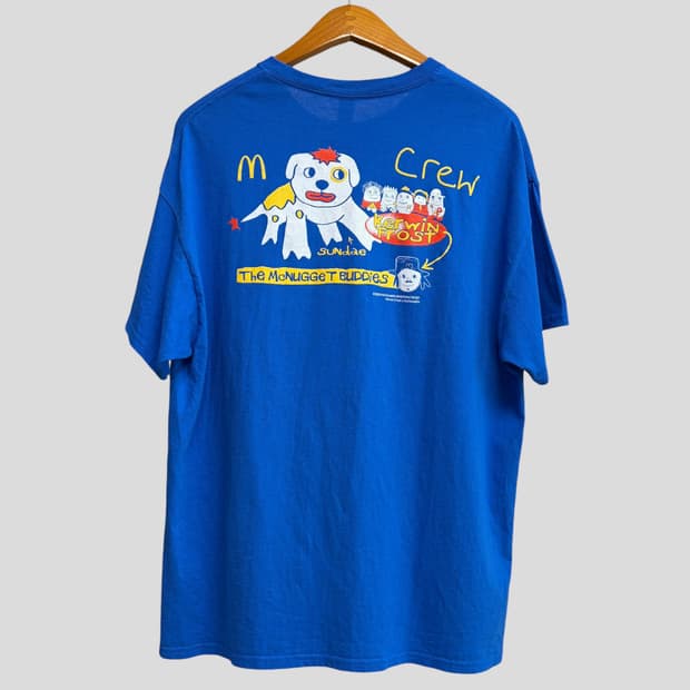 (XL)맥도날드 커윈 프로스트 맥너겟 크루 반팔티셔츠