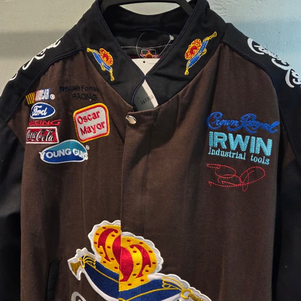 VINTAGE 왕관 레이싱자켓