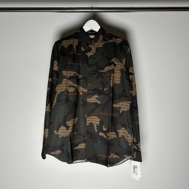 발렌티노 카모 셔츠