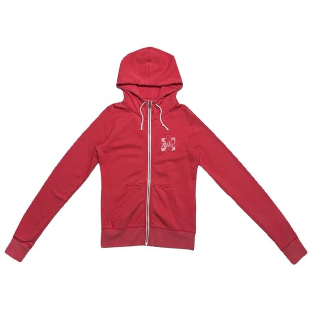 NIKE 올드스쿨 후드집업 코랄 핑크 S