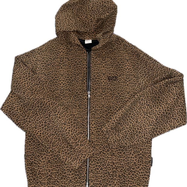 노우웨이브 레오파드 후드 자켓 L