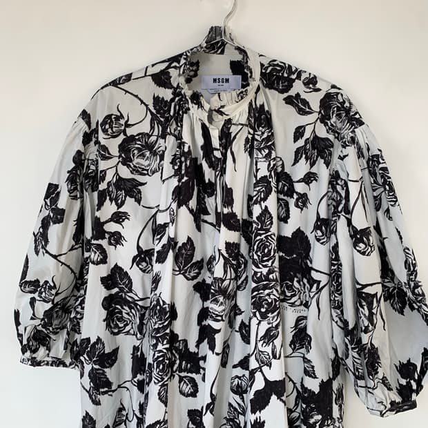MSGM 스프트 셔츠 드레스