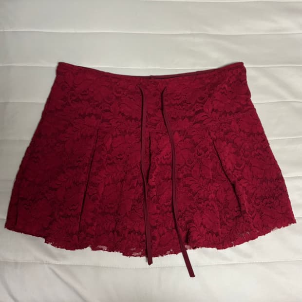 엘프엘프엘프 레이스 스커트