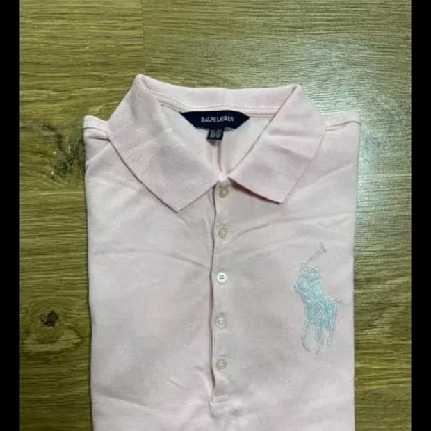 베이비핑크 빅포니 폴로 티셔츠