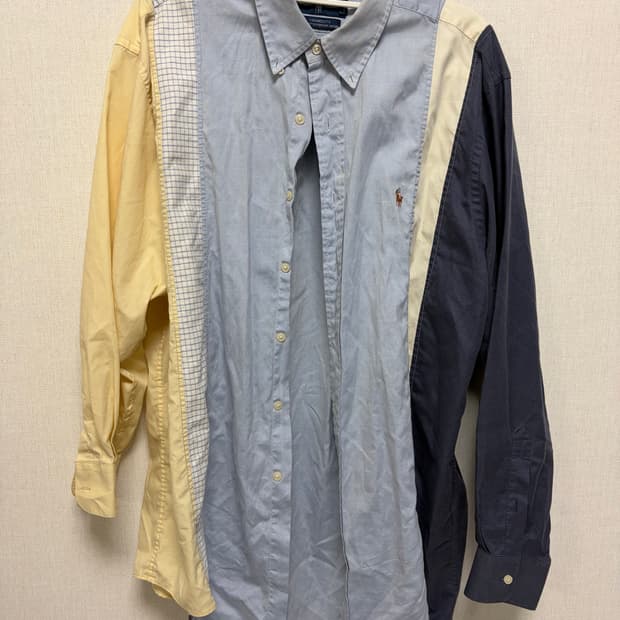 폴로 패치워크 셔츠