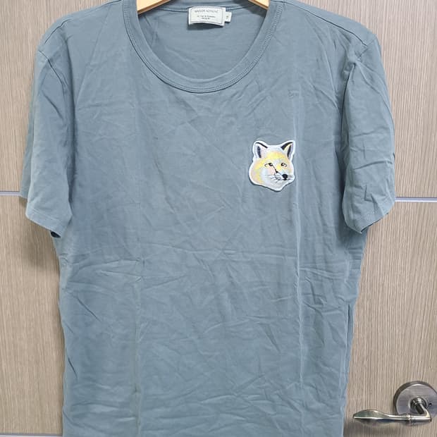 메종키츠네 폭스 패치 반팔 티셔츠 XL