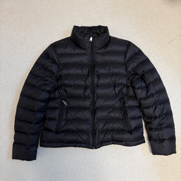 폴로 랄프로렌 덕다운 블랙 패딩 L