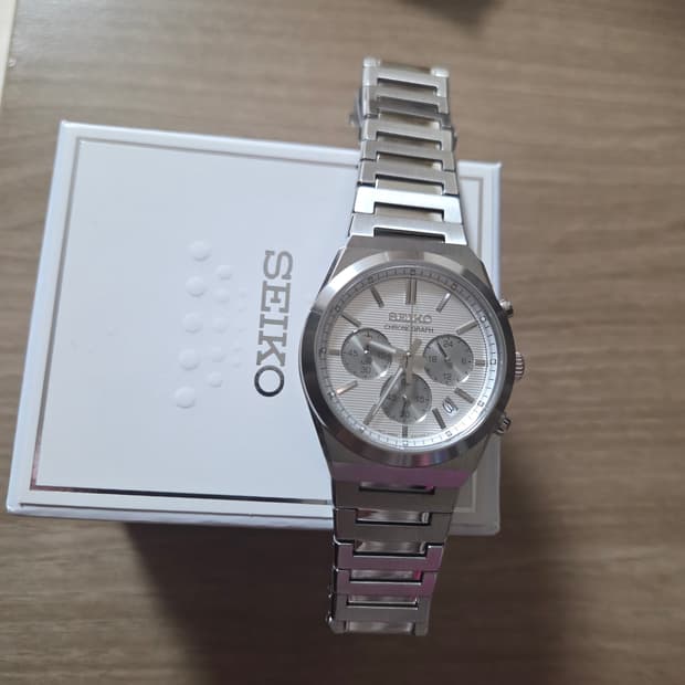 세이코 크로노그래프 메탈시계