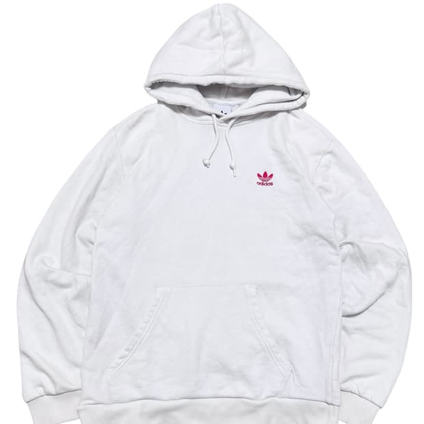 아디다스 파이어버드 흰색 후드티
