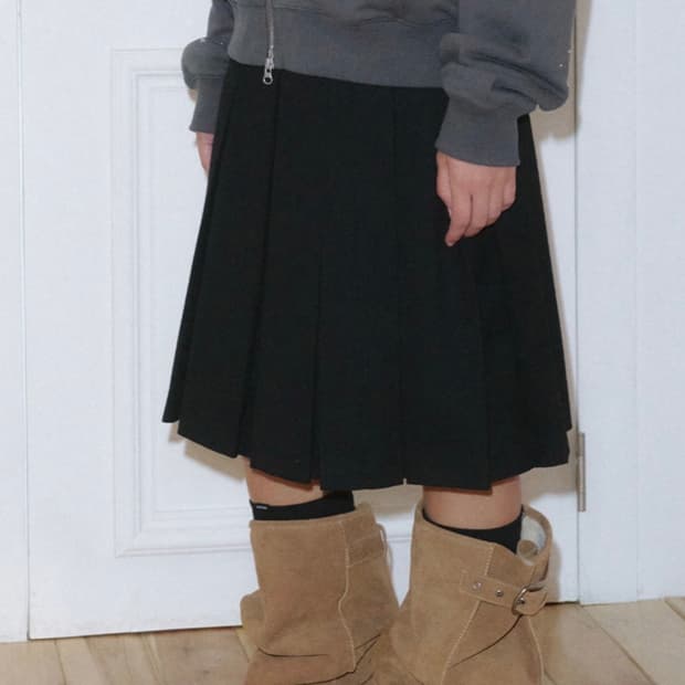 기호 X 기준 Furven 롱 부츠 베이지