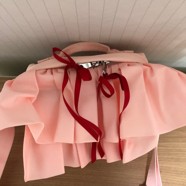 시몬로샤 러플 리본 가방