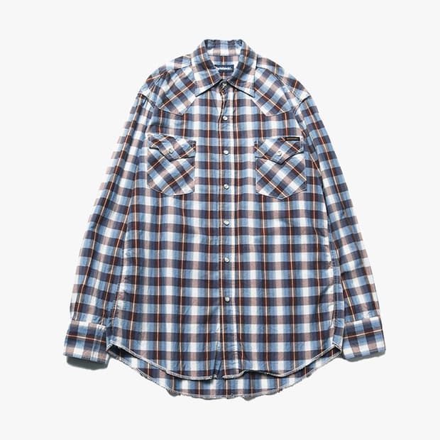 HYSTERIC GLAMOUR - CHECK WESTERN SHIRT