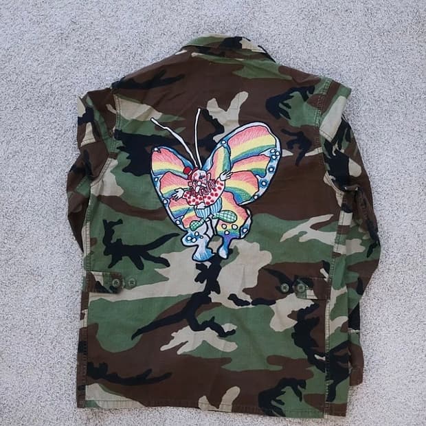 슈프림 곤즈 카모 자켓 M