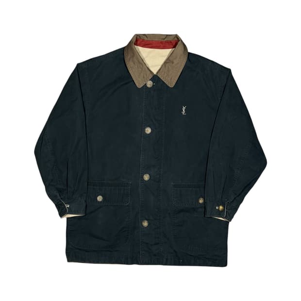 Yves Saint Laurent 입생로랑 리버시블 코튼 워크자켓