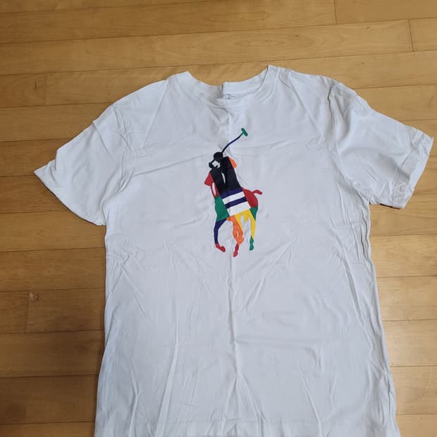 정품 폴로 빅포니 반팔 티셔츠 화이트