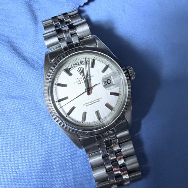롤렉스 빈티지 데이데이트 1803 화이트골드 18k 레어 희귀 금통