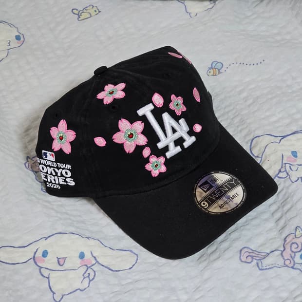 무라카미 다카시 x MLB 볼캡 블랙 9twenty 카이카이 키키 모자