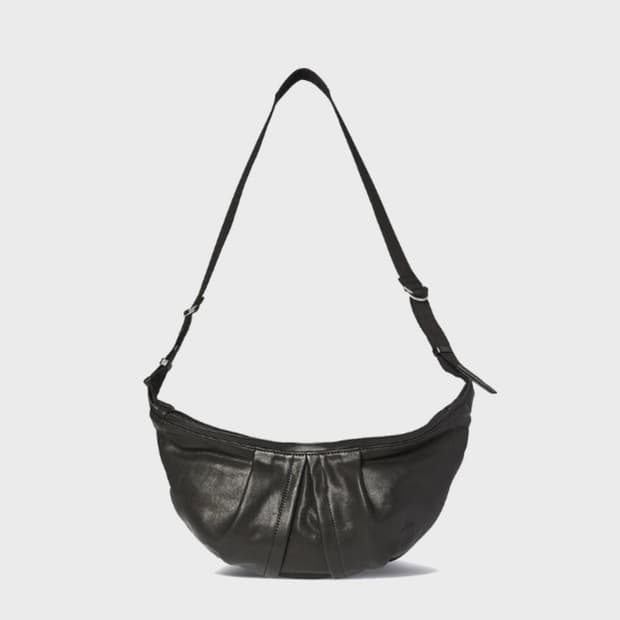 [OS] 폴리테루 램스킨 레더 카프백