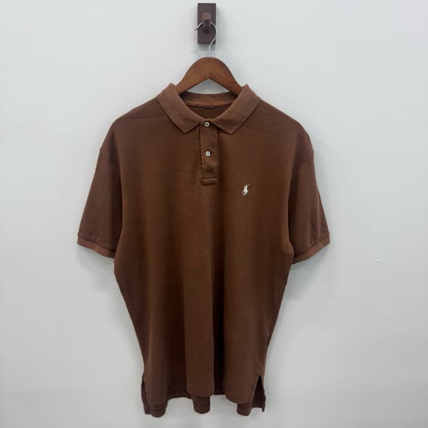 폴로 브라운 PK T-shirt