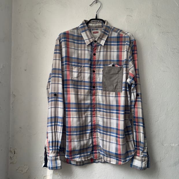 [M] levis 리바이스 체크 셔츠