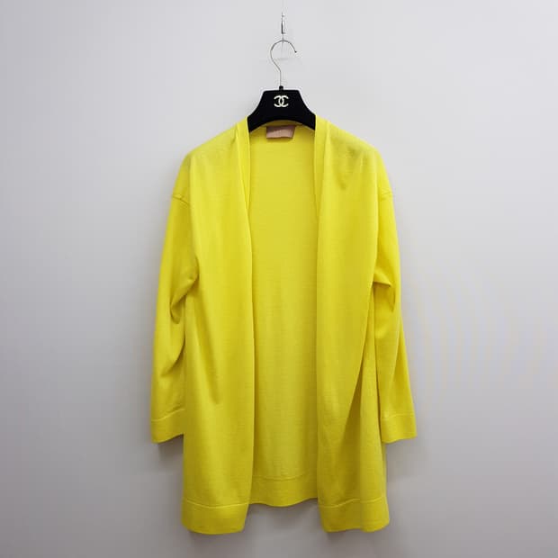 한섬 래트바이티  캐시미어 오픈형 가디건 F90사이즈