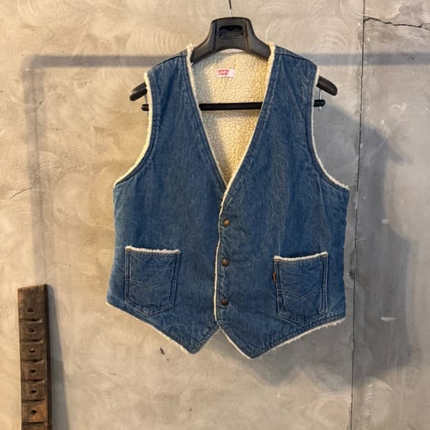 리바이스 데님 쉐르파 베스트 100