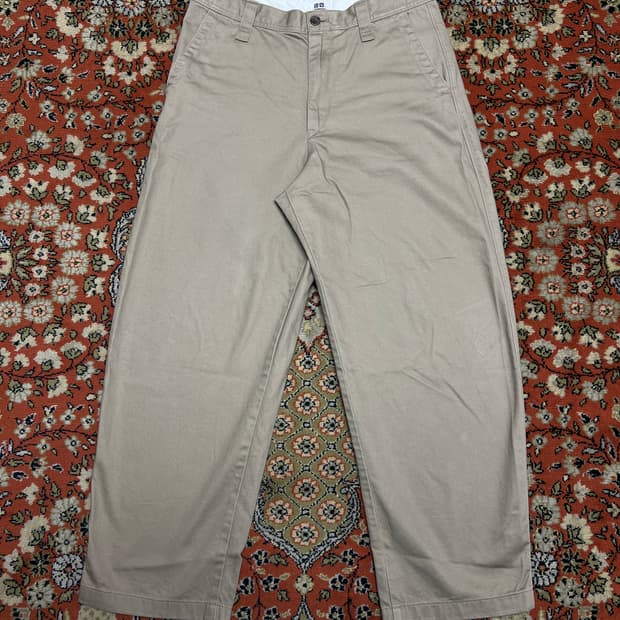 [82] 유니클로 U 베기핏 치노팬츠 베이지