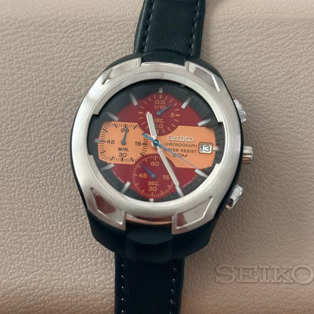 Seiko 세이코 쿼츠 크로노그래프 50m 1999