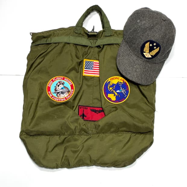 미군 빈티지 헬멧 가방