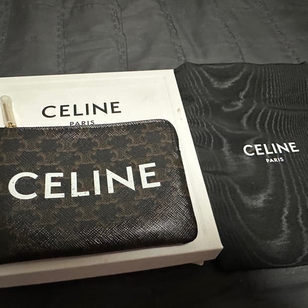 셀린느 트리옹프 캔버스 코인펄스 (OS)