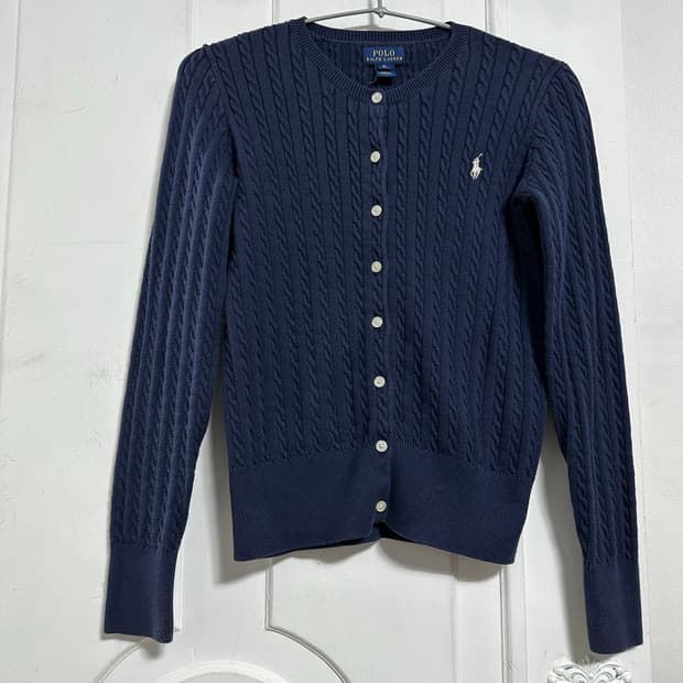 폴로 랄프로렌 케이블 니트 가디건