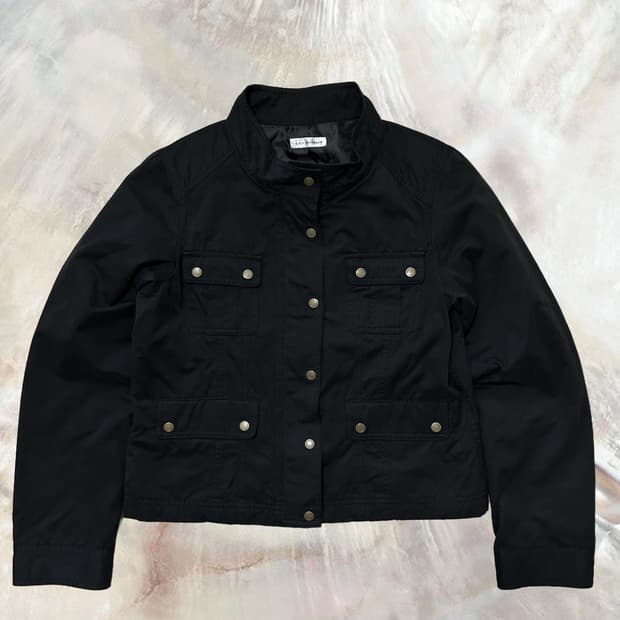 빈티지 코튼 블랙 자켓