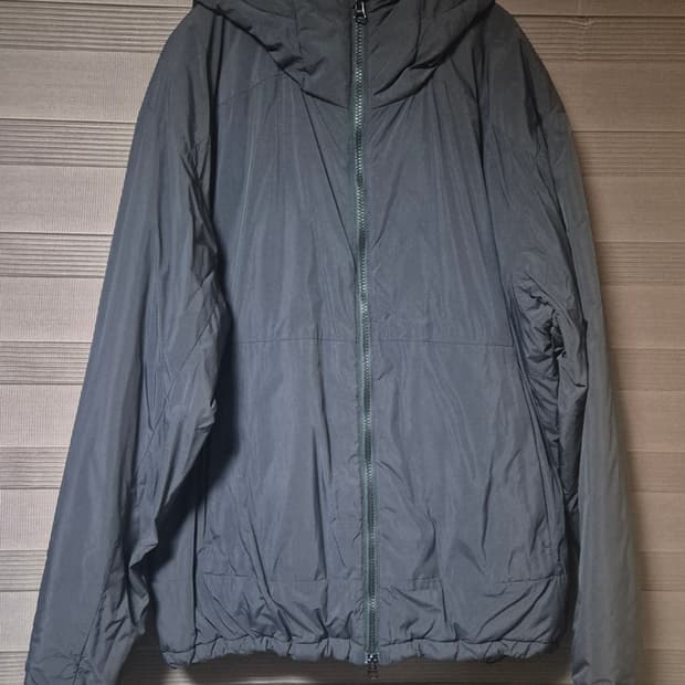 [5]브라운야드 23fw 라이트 후디드 자켓 블랙