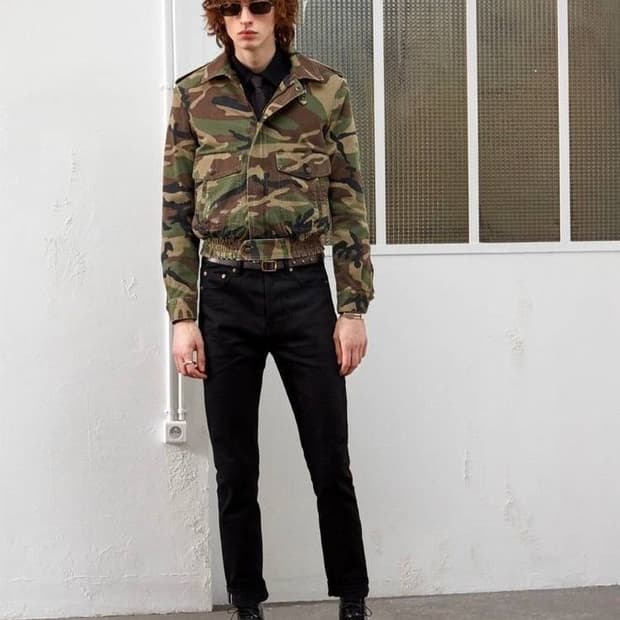 Saint Laurent 19aw aviator camo jacket S