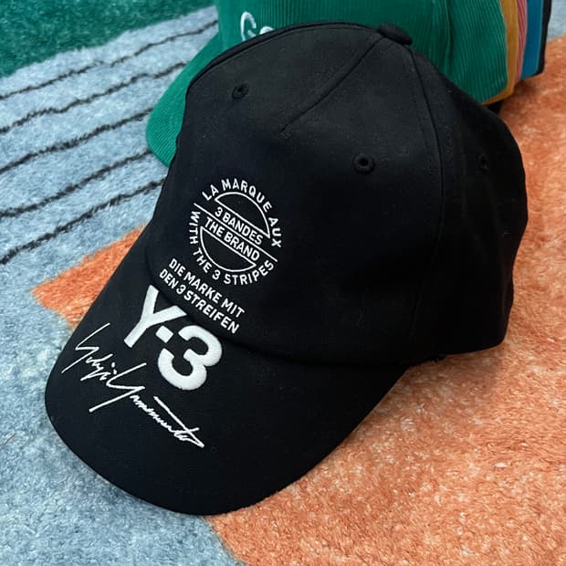 Y-3 요지야마모토 타이포 캡