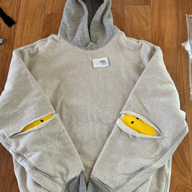 캐피탈 스마일리 엘보우립 후드4size