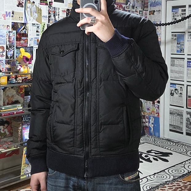 리바이스 투포켓 덕다운 패딩 점퍼