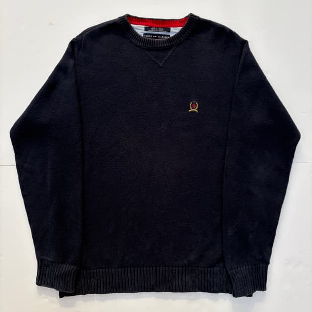 타미 네이비 풀오버 스웻셔츠