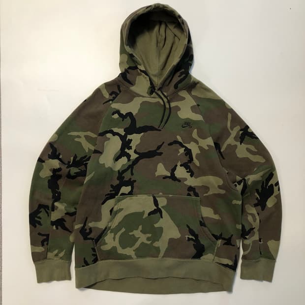 나이키 카모 후드티